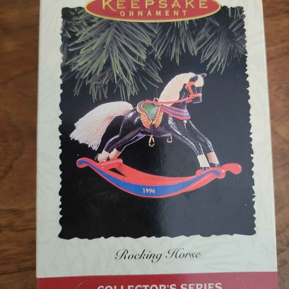 NIB 1996 Hallmark Rocking Horse Collector's Series - Picture 1 of 6